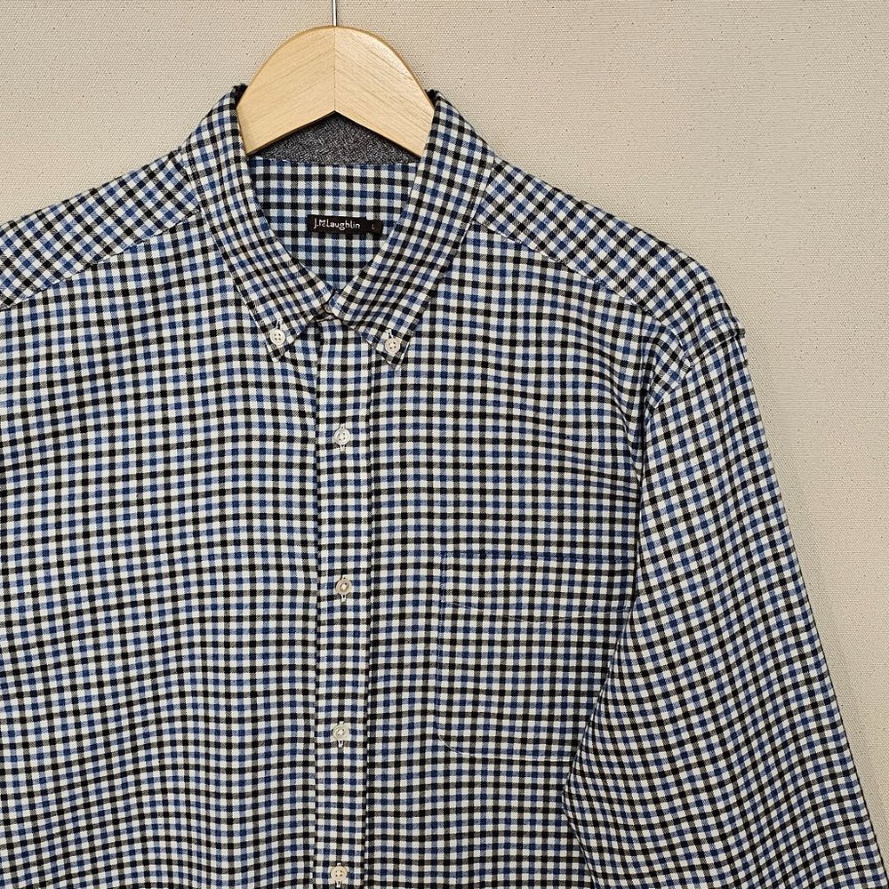 J. McLaughlin Flannel Button Down L